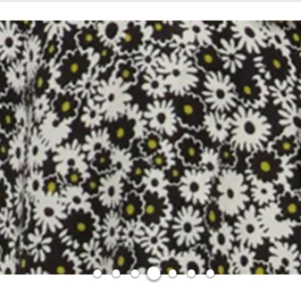 LEVIS trendy plus size embry tie blouse Larger melody floral caviar - Picture 3 of 4